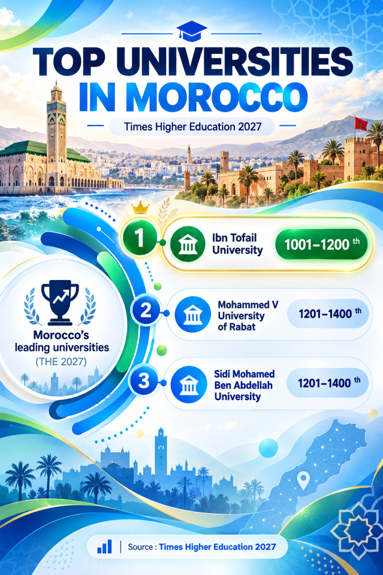 L’Université Ibn Tofaïl, première université publique du Maroc au classement THE 2027
